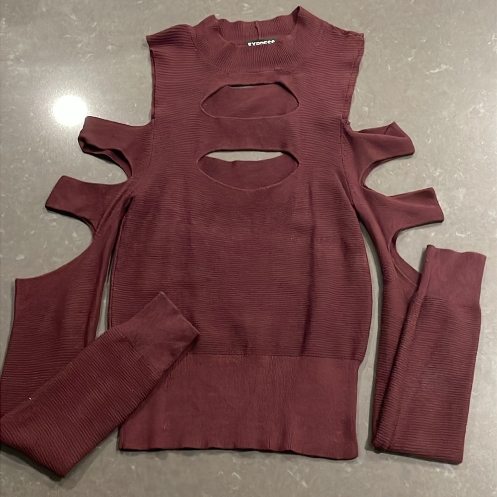Express Cut-Out Sweater Small
